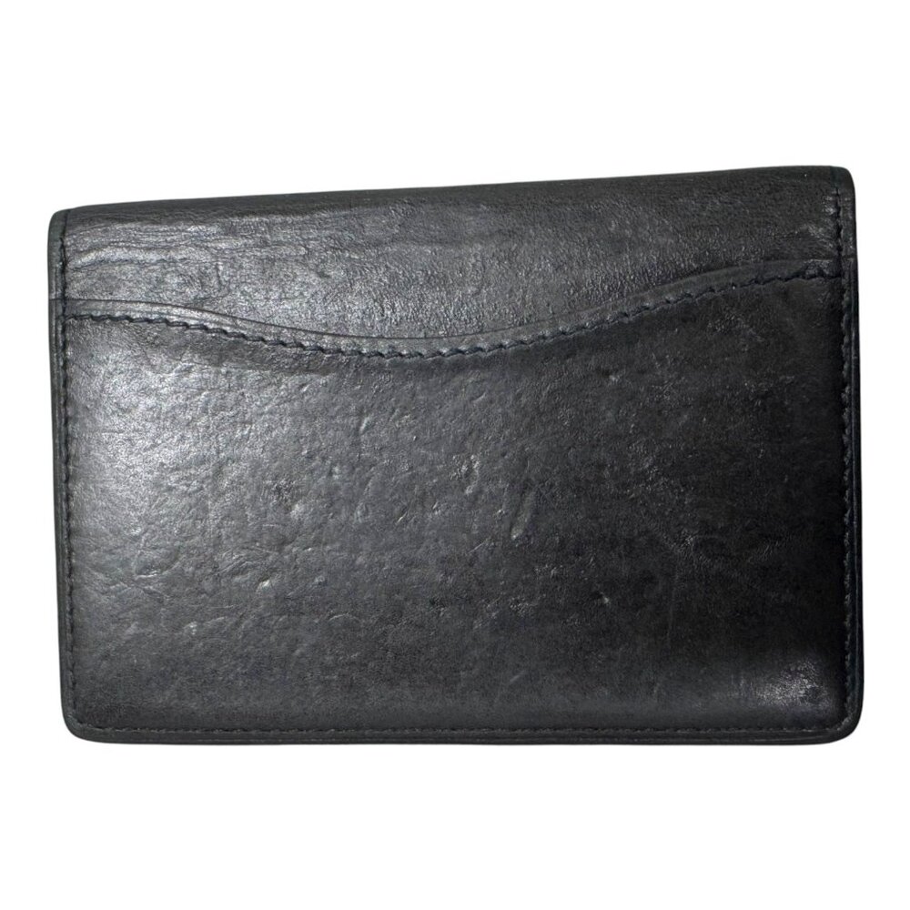 Louis Vuitton Black Leather Mini Passport Holder Pocket Organizer Authentic Box - Picture 8 of 9